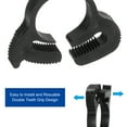 thumbnail image 3 of Uxcell 2 Pack Plastic 12.3-14 mm Adjustable Double Snap Grip Hose Clamps, Black, 3 of 5