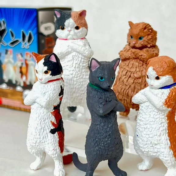 Zun Attitude Cat Figurines Blind Box
