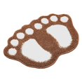 thumbnail image 2 of Microfiber Bath Rug Non-slip Bathroom Mat Water Absorbent Bedroom Area Rug, 2 of 3