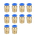 thumbnail image 1 of facefd 10 Pieces Home Portable Threaded Interface Pneumatic Fast Release Pipe Hose Connector Reusable Fast Release Pipe Connectors Hardware PC8-02, 1 of 9
