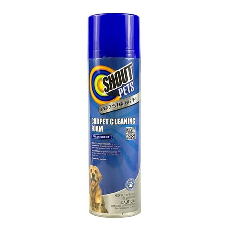 Shout for Pets Stains Pro Stain Lifting Foam, 22 oz