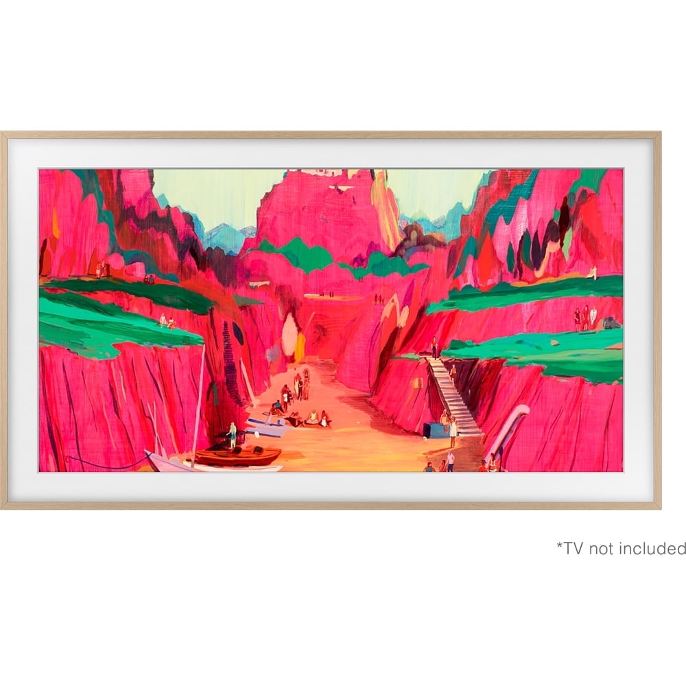 Samsung 75" The Frame Customizable Bezel, Modern Teak - VG-SCFF75TKBZA (2025)