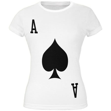 Halloween Ace of Spades Card Soldier Costume All Over Juniors T Shirt