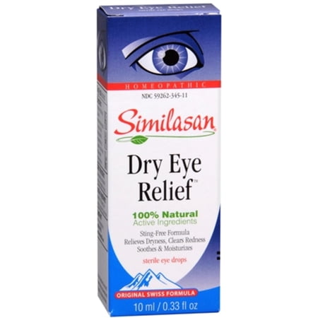 Similasan Dry Eye Relief Eye Drops 10 mL (Pack of 4)
