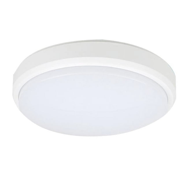 Promoción de invierno, luz de techo LED de 15 W, lámpara de techo impermeable IP54, luz blanca fría de 5000 K, 1250 lm, ángulo de haz de 120 °, luz de techo LED ideal para murciéla