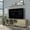 Beige, variant on Entertainment Centers, Navia 47" Wide Tv Stand with One Door Cabinet and Open Shelf for Living Room, Entertainment Center Dark Walnut, Dark Walnut TV Stands With Storage,Mdf Small TV Stands