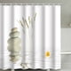 thumbnail image 2 of Cateissary Cortina de ducha de baño, cortina de baño de privacidad colgante, portátil, para Hotel, hogar, interior, baño, ducha de poliéster Juegos de accesorios de baño, 2 of 6