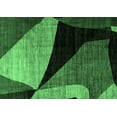 thumbnail image 1 of Ahgly Company Indoor Rectangle Oriental Emerald Green Modern Area Rugs, 2' x 3', 1 of 4