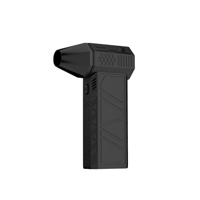 Potente soplador con ventilador de conducto de alta velocidad, 2024 nuevo Jet Mini soplador seco Mini Turbo ventilador violento portátil de mano potente (negro)
