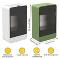 thumbnail image 2 of BTideas Soap Holder Dish for Shower,2 Pack Soap Case with Draining Wall Mounted,Travel Bar Container, 2 of 7