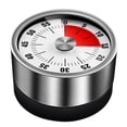 thumbnail image 1 of Stainless Steel Refrigerator Stainless Steel Timer Kitchen With Magnetic Suction Reminder Student Portable Mechanical Timer Kitchen Timer Magnetic, 1 of 2