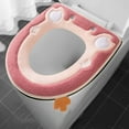 thumbnail image 5 of Toilet Seat Cushion For Household Use, Cute Toilet Seat Cover With Seasonal Universal Fit, Thickened Waterproof Zippered Toilet Gasket With Easy Installation And Cleaning, 5 of 9