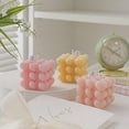 thumbnail image 4 of Molde de silicona para velas con forma de cubo de burbujas en forma de corazón 3D, jabón hecho a mano con corazones apilados, artesanía de yeso y resina, molde para velas de cera de soja, 4 of 5