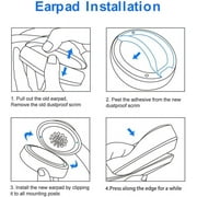Replacement Ear Pads for Beats Solo 2 Solo 3 - Replacement Ear Cushions Memory Foam Earpads Cushion Cover for Solo 2 & Solo 3 Wireless Headphone