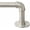 Brushed Nickel, variant on Curtain Rods for Windows 32 to 48, 1 Inch Industrial Wrap Around Curtain Rod, Indoor/Outdoor Room Divider Adjustable Drapery Pole, 32"-48", White