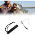 thumbnail image 2 of Pince à Pêche Gaff, Gaff Rétractable en Acier Inoxydable, Hameçon Tranchant, Équipement de Pêche avec Poignée Souple, 2 of 5