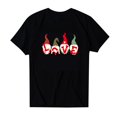 thumbnail image 1 of SZXZYGS T-Shirts pour Femmes Pack Col Rond Saint-Valentin Fun Print Mode en Vrac T-Shirt à Manches Courtes Mode Hommes et Femmes 5 2024 Été, 1 of 2