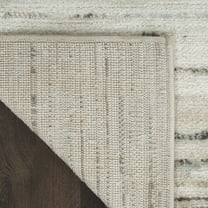 HomeRoots 553159 5 x 7 ft. Cream Abstract Distressed Rectangle Area Rug