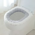 thumbnail image 2 of Coussin de Siège de Toilette Universel Chaud Doux Décoration Maison, 2 of 8