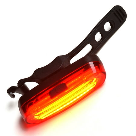 USB Rechargeable 120 Lumens Fixm Bicycle Tail Lights Rear Helmet Head Safety Warning (Best Usb Rear Bike Light)