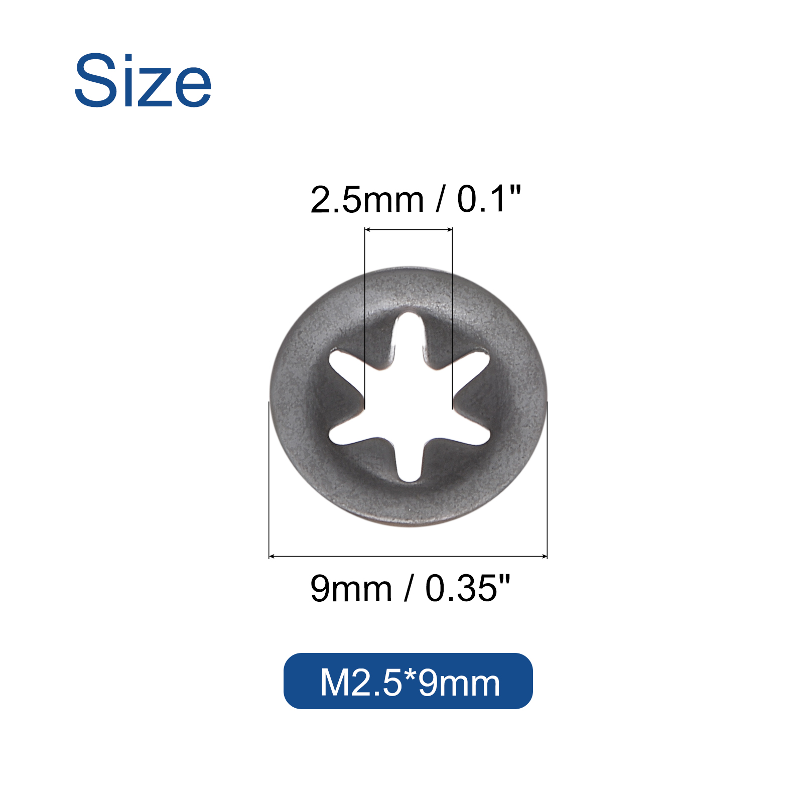 Uxcell M3 Internal Tooth ing Washer 2.5mm I.D. 10mm O.D. Washers Push Uxcell M3 Internal Tooth ing Washer 2.5mm I.D. 10mm O.D. Washers Push