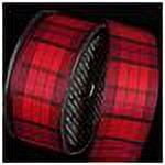 The Ribbon People Burgundy Red French Checkered Wired Craft Ribbon 1.5" x 27 Yards