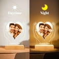 thumbnail image 5 of Clearance Sale Personalized Acrylic Night Light with Custom Photo – Romantic LED Picture Frame for Couples, Anniversary, Wedding, Valentine's Day Gift for Him & Her, 5 of 7