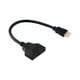 thumbnail image 2 of 1080p macho, adaptador divisor de 1 a 2 vías un cable hurbra dual para tv hd, 2 of 7