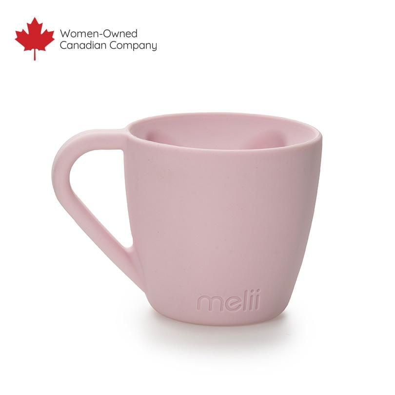 Melii Tasse en silicone en forme d’ours- rose