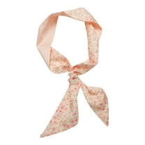 Unique Bargains 1 Pc Headband Ditsy Flower Long Ribbon Hairband for Women Pink