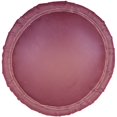 thumbnail image 2 of Natural Geo Moray Accent Stool - Faux Leather Maroon, 2 of 5