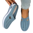 thumbnail image 2 of Breathable Slip On Backless Sneakers for Elderly Women, Summer Mesh Mules Women Closed Toe Clogs Comfortable Non-Slip Orthopedic Walking Flats, Lightweight Open Back Tennis Shoes, 2 of 8
