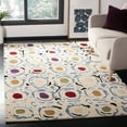 thumbnail image 2 of SAFAVIEH Soho Venice Geometric Area Rug, Ivory/Multi, 3'6" x 5'6", 2 of 8