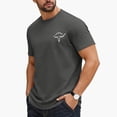 thumbnail image 5 of CHUMUD Cotton T Shirts for Man Short Sleeve Soft Crew Neck Casual Summer Cool & Breathable Basic Everyday Tee, 5 of 6