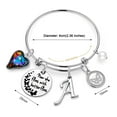 thumbnail image 2 of TINGN Memorial Jewelry Sympathy Gift Now She Flies with Butterflies Gifts Butterfly Bracelet, 2 of 5