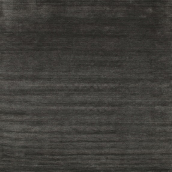 Ahgly Company Indoor Square Contemporary Charcoal Gray Abstract Area Rugs, 3' Square