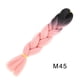 thumbnail image 1 of Fiudx Extensiones de Cabello Trenzado de 24 Pulgadas, Fibra Sintética de Alta Temperatura, Cabello Trenzado Preestirado, Liviano y Cómodo, Ideal para Trenzas y Pelucas, Peinados de Bricolaje, Fiesta, 1 of 3