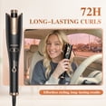 thumbnail image 6 of NEXPURE Curling Iron, Automatic Rotating Hair Curler with 1" Ceramic Barrel, Professional Curling Wand, Gold, 6 of 10