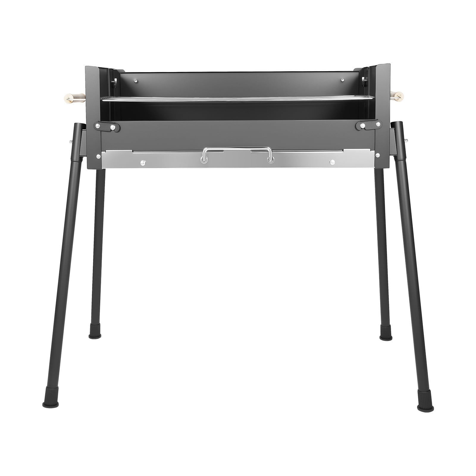 Barbecue Charcoal Grill Stainless Steel Folding BBQ Outdoor Camping Barbecue NEW 3-8 People 27.56*15.75*9.25