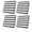 Gray, variant on Outdoor Patio Cushion Covers 2 Pack Classical Stripe Patio Chair Cushion Covers with Ties and Zipper Dark Grey Waterproof Outdoor Seat Cushion Covers for Patio Furniture 22"x20"
