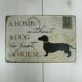 thumbnail image 5 of Vintage Home Without a Dog is Just a House Metal Sign Rustic Pet Lover Wall Decor, 5 of 5