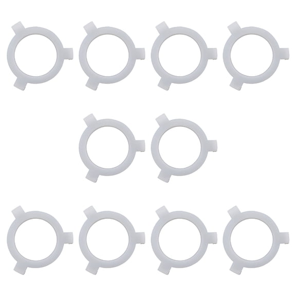 Misright 10Pcs Plastic Lampshade Reducing Rings Adapter Converter Lamp Accessories