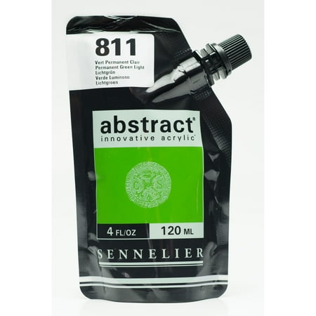 UPC: 3046450042365 | Sennelier Abstract Acrylic 120ml Satin Permanent Green Light