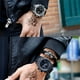 SANDA Hommes Sport Montre à Quartz Luxe Étanche Multifonctions Alarme Lumineuse Chronomètre Montre-Bracelet – image 5 sur 6