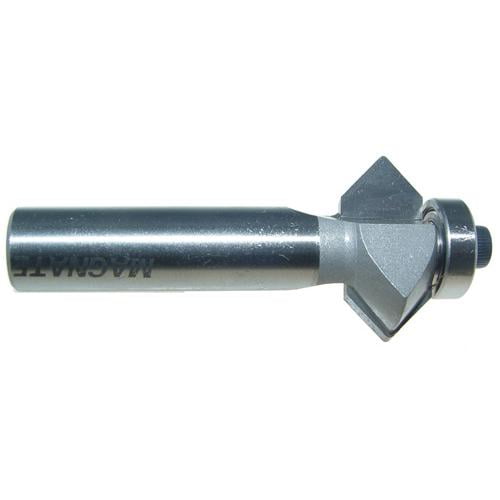 Magnate 778 Side V-Grooving Router Bit - 90 Degree, 1/2" Cutting Height, 1/2" Shank Diameter, 2" Shank Length, 1-1/8" Overall Diameter