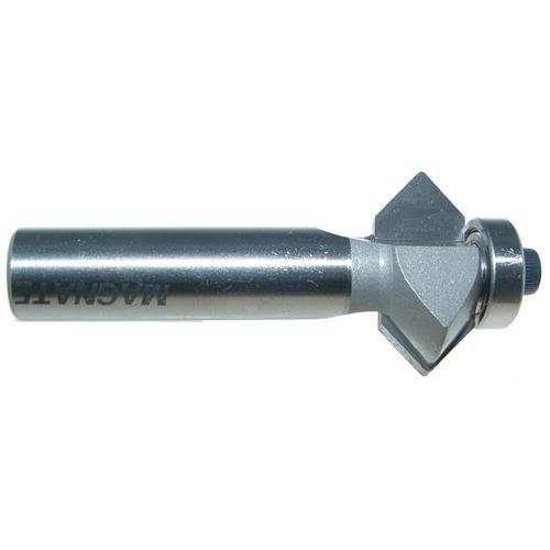 Magnate 778 Side V-Grooving Router Bit - 90 Degree, 1/2" Cutting Height, 1/2" Shank Diameter, 2" Shank Length, 1-1/8" Overall Diameter