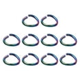 thumbnail image 4 of Weiweiguan 100Pcs Stainless Steel Jewelry Connecting Ring Mulituse Open Jump Rings, 4 of 7