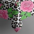 thumbnail image 5 of Pioneer Flower Floral Print Pattern Square Tablecloth, Waterproof Wipeable Spillproof Washable Table Cover for Home Kitchen Party Decor, 52"x52", 5 of 6