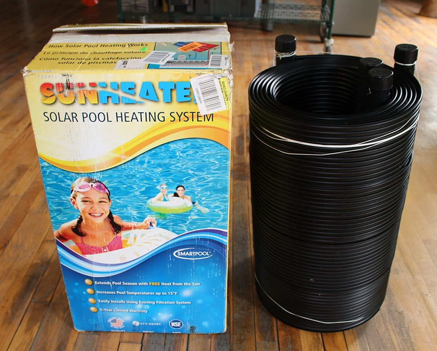 Smartpool WWS421P Sunheater Solar Pool Heater for Above Ground Pools -  Walmart.com