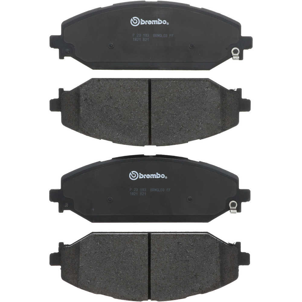 Brembo P23193 PRIME Low-Met Brake Pad Set